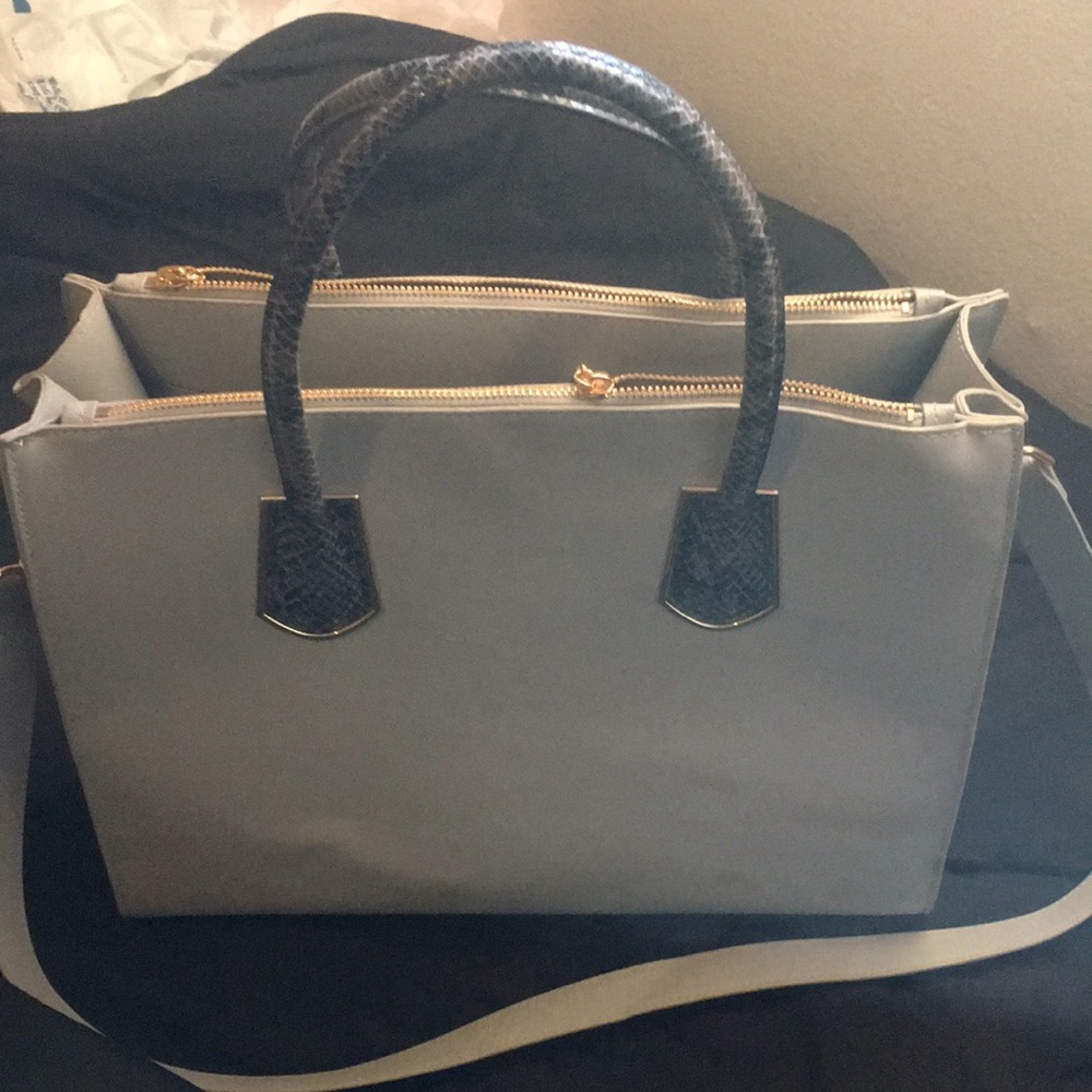 H&M bag gently used grey